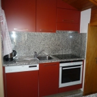 Saas-Fee,Akelei,Dachwohnung,Küche