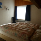 Saas-Fee,Akelei,Dachwohnung,Schlafzimmer