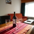Saas-Fee,Akelei,Dachwohnung,Wohnzimmer